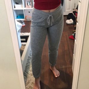 Gray marled sweatpants/joggers